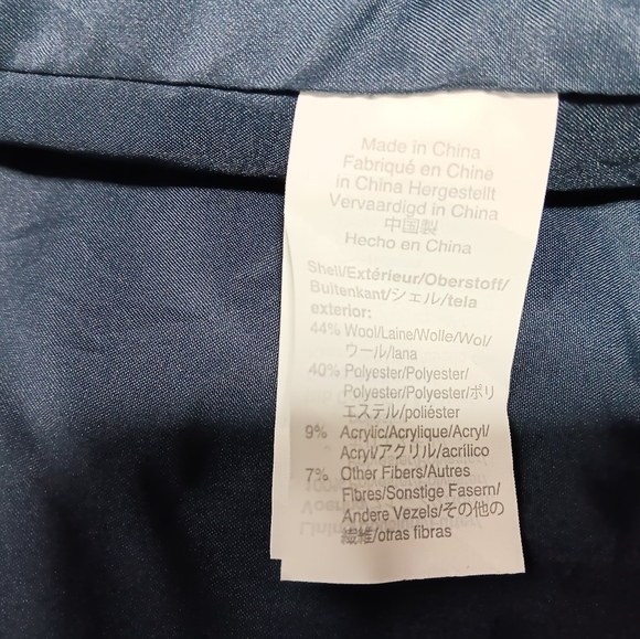 J.Crew  Wool blend Full zip Village Coat Ladies size S - Picture 8 of 15